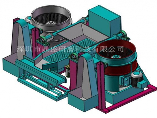 鼎盛研生產(chǎn)研發(fā)的全自動雙聯(lián)渦流式研磨拋光機設(shè)備說明